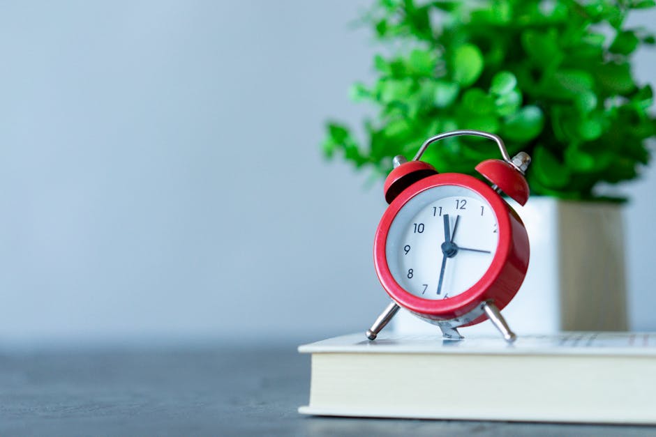 A focus timer on a desk — structured time for the ADHD mind