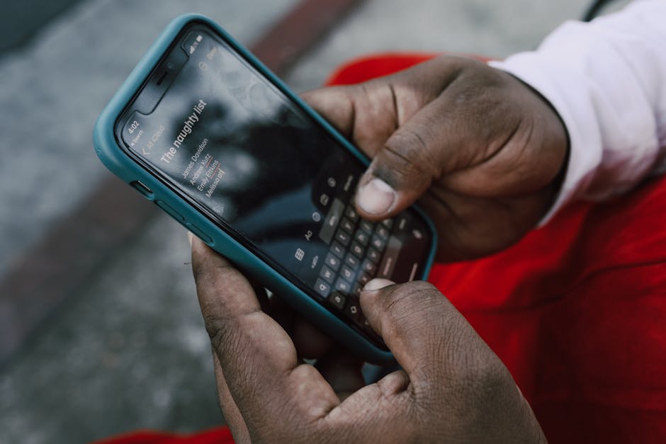 A person reviewing their task list over a cup of coffee